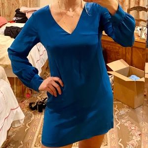 Long sleeve mini dress